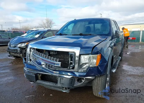 2013 Ford F-150 Xlt из США, поврежденный, VIN 1FTFX1ET8DKD04587